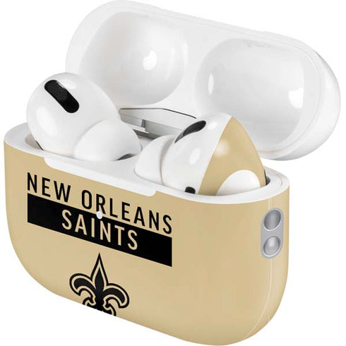 NFL New Orleans Saints Gold Performance Series AirPods Pro 2nd Gen Skin
