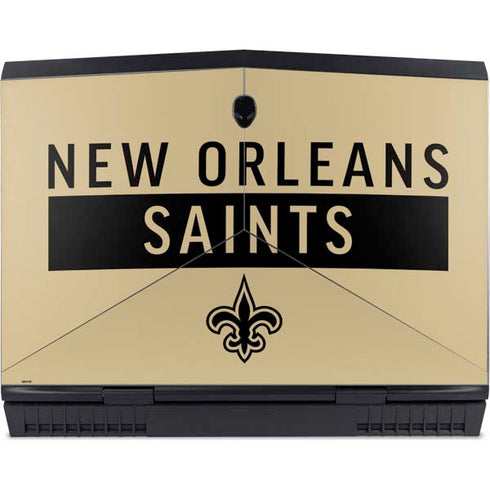 NFL New Orleans Saints Gold Performance Series Dell Alienware Skin