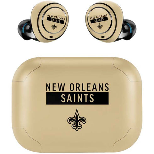 NFL New Orleans Saints Gold Performance Series Amazon Echo Buds Skin