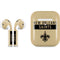 NFL New Orleans Saints Gold Performance Series Apple AirPods 2 Skin