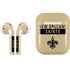 NFL New Orleans Saints Gold Performance Series Apple AirPods 2 Skin
