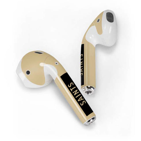 NFL New Orleans Saints Gold Performance Series Apple AirPods 2 Skin