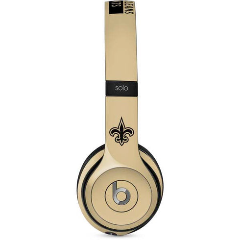 NFL New Orleans Saints Gold Performance Series Beats Solo 2 Wired Skin