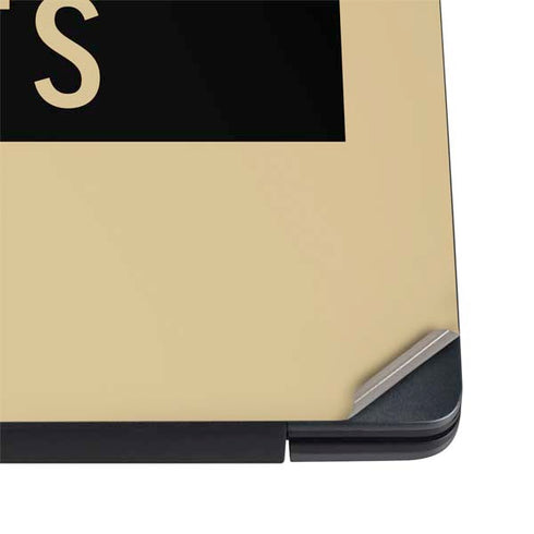 NFL New Orleans Saints Gold Performance Series Dell Vostro Skin