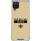 NFL New Orleans Saints Gold Performance Series Galaxy A12 Clear Case