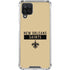 NFL New Orleans Saints Gold Performance Series Galaxy A12 Clear Case