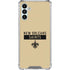 NFL New Orleans Saints Gold Performance Series Galaxy A13 5G Clear Case