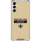 NFL New Orleans Saints Gold Performance Series Galaxy A14 5G Clear Case