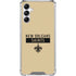 NFL New Orleans Saints Gold Performance Series Galaxy A14 5G Clear Case