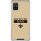 NFL New Orleans Saints Gold Performance Series Galaxy A51 5G Clear Case