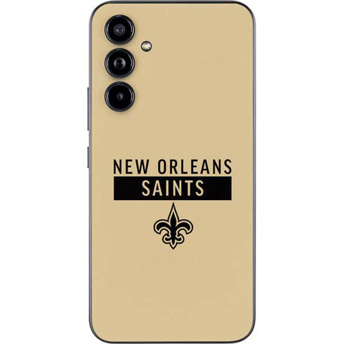 NFL New Orleans Saints Gold Performance Series Galaxy A54 5G Skin