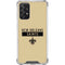 NFL New Orleans Saints Gold Performance Series Galaxy A72 5G Clear Case