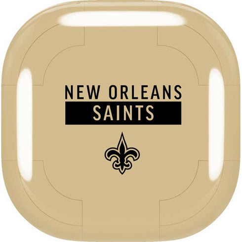 NFL New Orleans Saints Gold Performance Series Galaxy Buds Live Skin