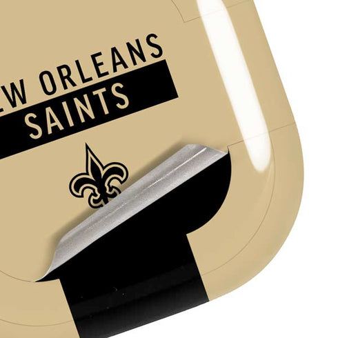 NFL New Orleans Saints Gold Performance Series Galaxy Buds Live Skin