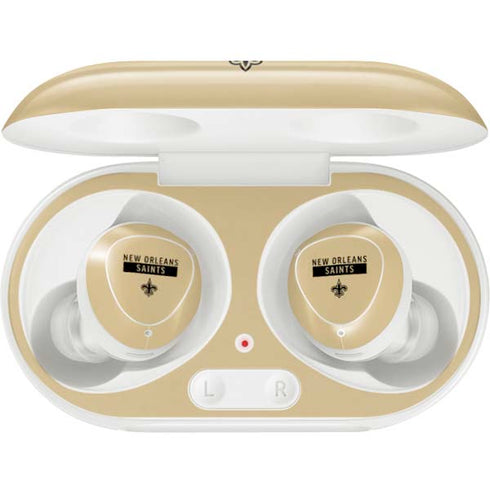 NFL New Orleans Saints Gold Performance Series Galaxy Buds Plus Skin