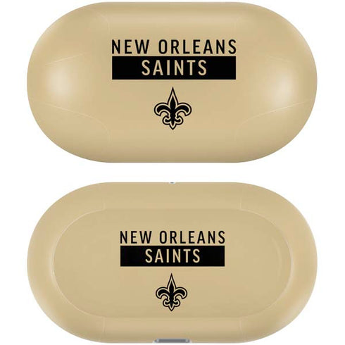 NFL New Orleans Saints Gold Performance Series Galaxy Buds Plus Skin