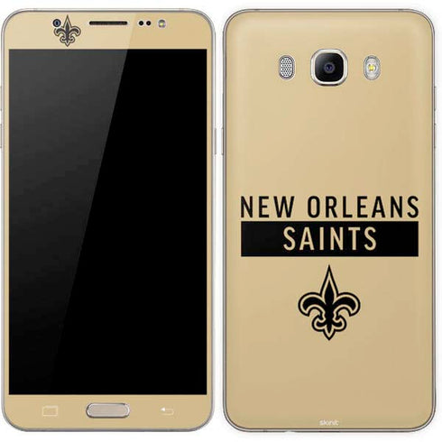 NFL New Orleans Saints Gold Performance Series Galaxy J7 Skin