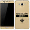 NFL New Orleans Saints Gold Performance Series Galaxy J7 Skin