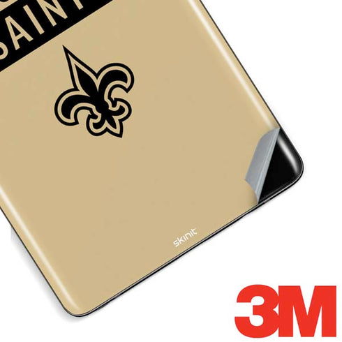 NFL New Orleans Saints Gold Performance Series Galaxy Note 8 Skin