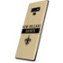 NFL New Orleans Saints Gold Performance Series Galaxy Note 9 Skin