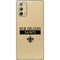 NFL New Orleans Saints Gold Performance Series Galaxy Note20 5G Skin