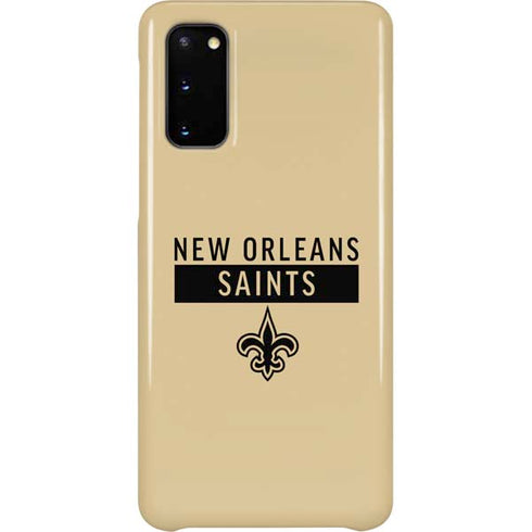 NFL New Orleans Saints Gold Performance Series Galaxy S20 Lite Case
