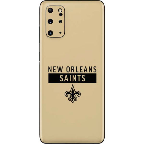 NFL New Orleans Saints Gold Performance Series Galaxy S20 Plus Skin