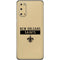 NFL New Orleans Saints Gold Performance Series Galaxy S20 Skin
