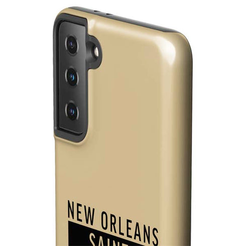 NFL New Orleans Saints Gold Performance Series Galaxy S21 FE Pro Case