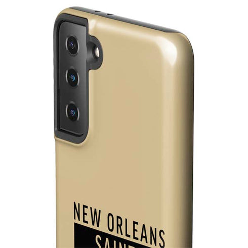 NFL New Orleans Saints Gold Performance Series Galaxy S21 Plus 5G Pro Case