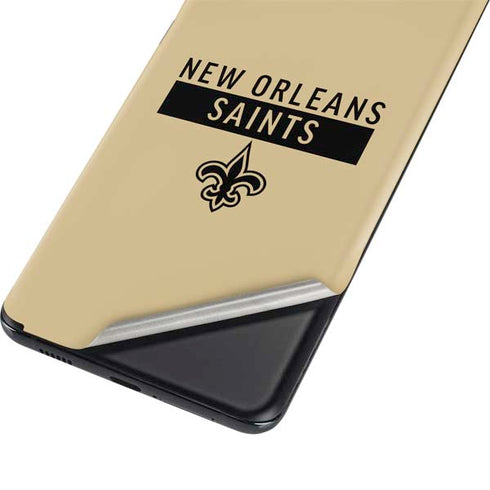 NFL New Orleans Saints Gold Performance Series Galaxy S21 Ultra 5G Skin