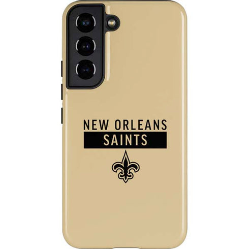 NFL New Orleans Saints Gold Performance Series Galaxy S22 Pro Case