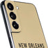 NFL New Orleans Saints Gold Performance Series Galaxy S22 Skin