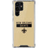 NFL New Orleans Saints Gold Performance Series Galaxy S22 Ultra Clear Case