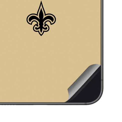 NFL New Orleans Saints Gold Performance Series Galaxy S23 FE Skin
