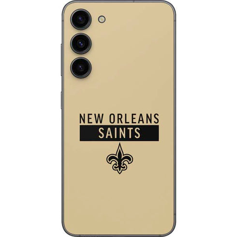 NFL New Orleans Saints Gold Performance Series Galaxy S23 Plus Skin