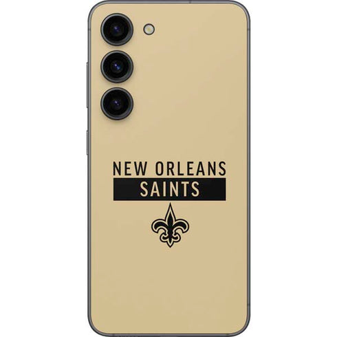 NFL New Orleans Saints Gold Performance Series Galaxy S23 Skin
