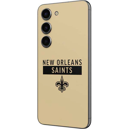 NFL New Orleans Saints Gold Performance Series Galaxy S23 Skin