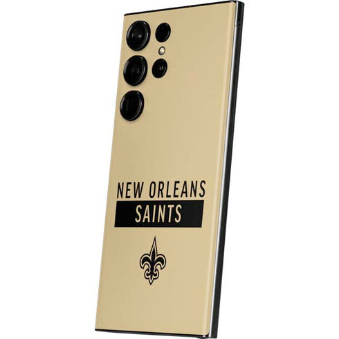 NFL New Orleans Saints Gold Performance Series Galaxy S23 Ultra Skin