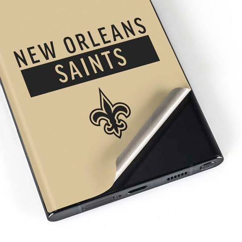 NFL New Orleans Saints Gold Performance Series Galaxy S23 Ultra Skin