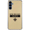 NFL New Orleans Saints Gold Performance Series Galaxy S24 Clear Case