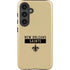 NFL New Orleans Saints Gold Performance Series Galaxy S24 Impact Case