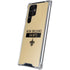 NFL New Orleans Saints Gold Performance Series Galaxy S24 Ultra Clear Case