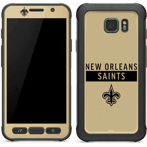 NFL New Orleans Saints Gold Performance Series Galaxy S7 Active Skin