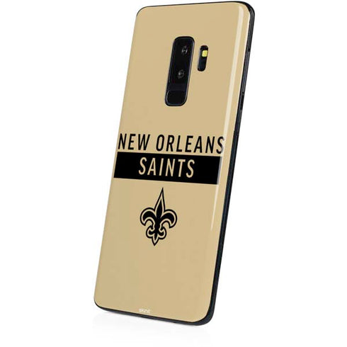 NFL New Orleans Saints Gold Performance Series Galaxy S9 Plus Skin