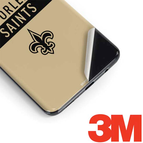 NFL New Orleans Saints Gold Performance Series Galaxy S9 Skin