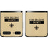 NFL New Orleans Saints Gold Performance Series Galaxy Z Flip Skin