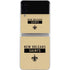 NFL New Orleans Saints Gold Performance Series Galaxy Z Flip3 5G Skin