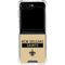 NFL New Orleans Saints Gold Performance Series Galaxy Z Flip5 5G Clear Case