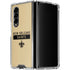 NFL New Orleans Saints Gold Performance Series Galaxy Z Fold4 5G Clear Case